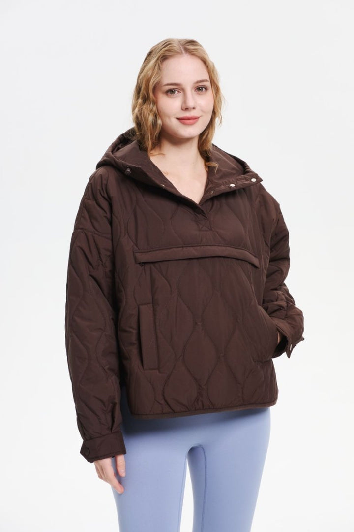 WILLOW | WATER-RESISTANT QUILTED HOODED JACKET