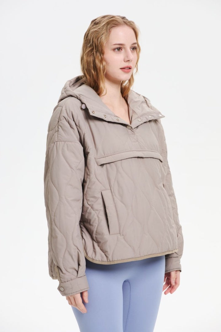 WILLOW | WATER-RESISTANT QUILTED HOODED JACKET