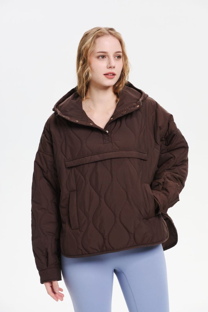 WILLOW | WATER-RESISTANT QUILTED HOODED JACKET
