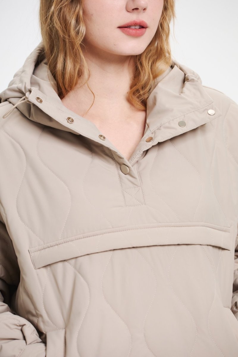 WILLOW | WATER-RESISTANT QUILTED HOODED JACKET