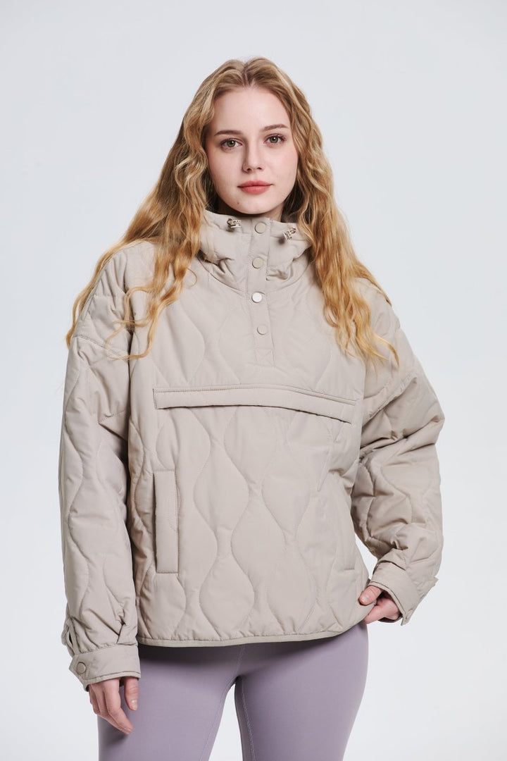 WILLOW | WATER-RESISTANT QUILTED HOODED JACKET