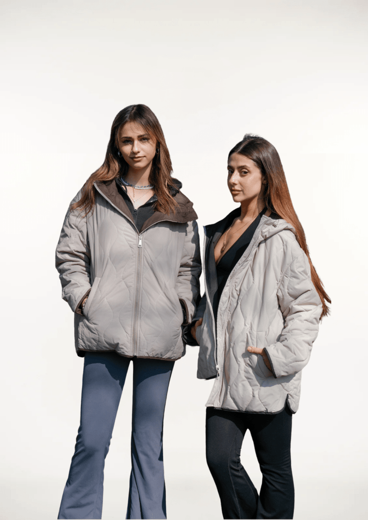 WILLOW | WATER-RESISTANT QUILTED HOODED JACKET