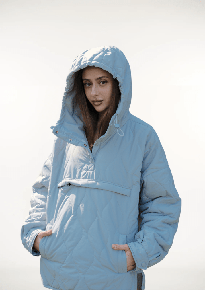 WILLOW | HOODED JACKET WITH QUILTED WATER-REPELLENT DESIGN