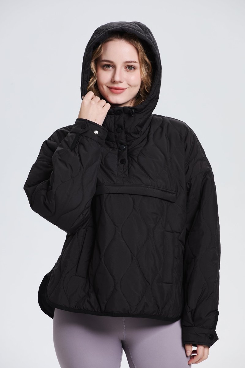WILLOW | WATER-RESISTANT QUILTED HOODED JACKET