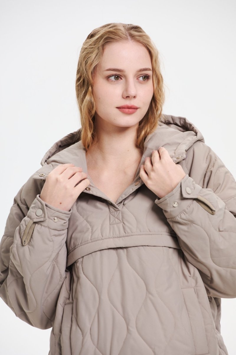 WILLOW | HOODED JACKET WITH QUILTED WATER-REPELLENT DESIGN