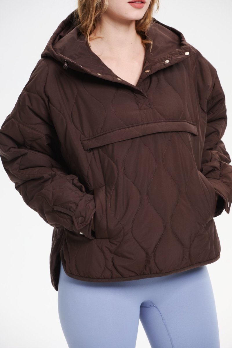 WILLOW | WATER-RESISTANT QUILTED HOODED JACKET