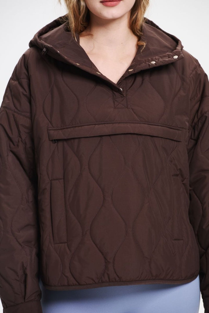 WILLOW | HOODED JACKET WITH QUILTED WATER-REPELLENT DESIGN
