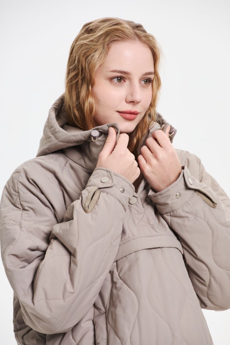WILLOW | HOODED JACKET WITH QUILTED WATER-REPELLENT DESIGN